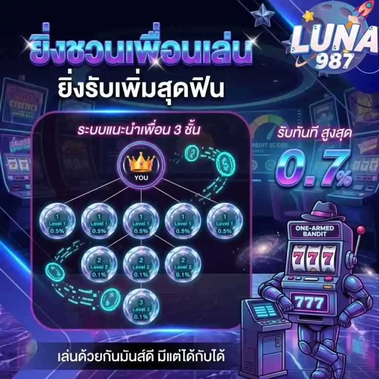 luna987 ยิ่งชวนเพื่อนยิ่งรับเพิ่ม